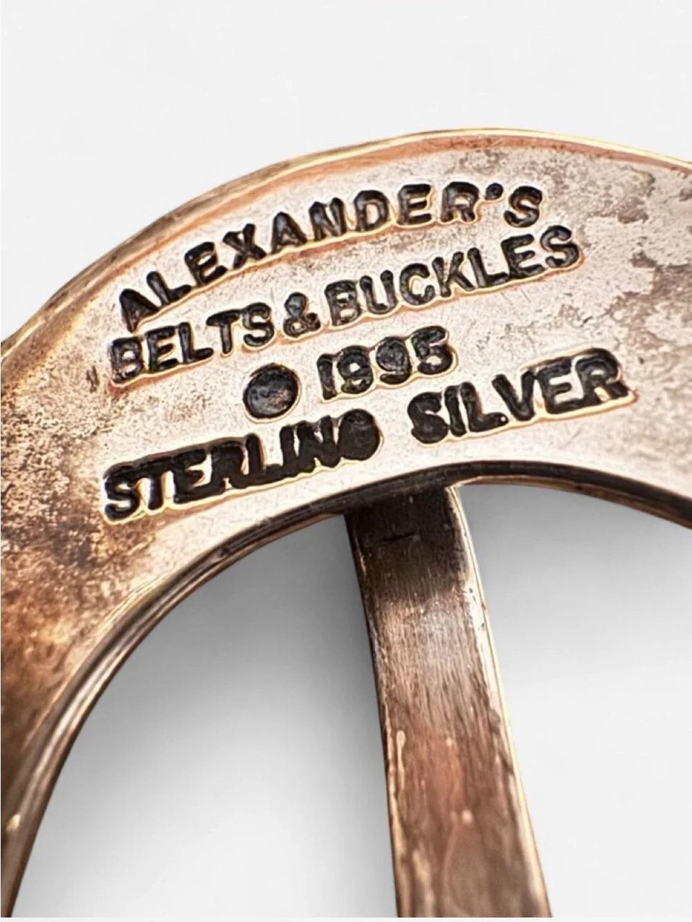 Alexander Kalifano  Men's Belt with  Sterling Silver Buckle and fittings.
